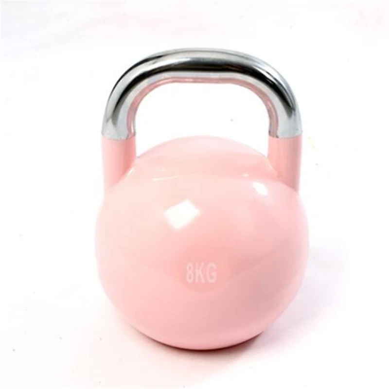 Fitness Lifting pot dumbbell Steel Kettlebell stoving varnish Kettle