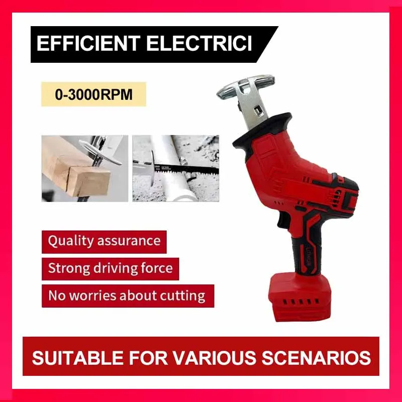 For Milwaukee Cordless Electric Reciprocating Saw Wood Metal Pipe Cutting Saw El