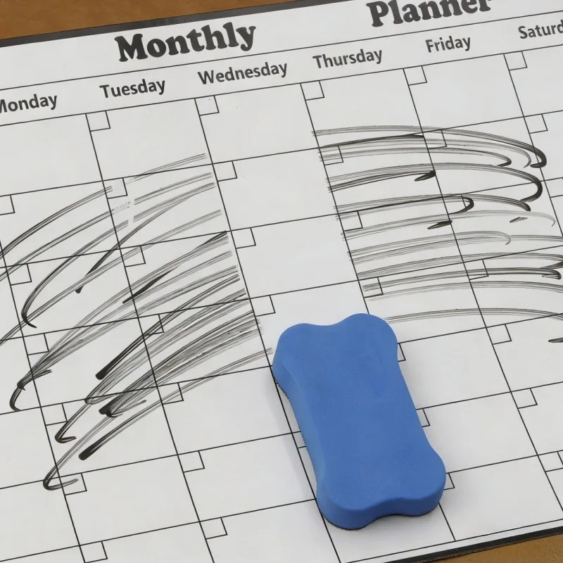Magnetic Dry Erase Calendar & Memo Board