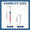 50/100PCS 3-1/4 Inch Golf Tees Bamboo Golf Tees Bulk Long Patriotic Golf Tees USA American Flag Golf Tees Red White and Blue Gol 3
