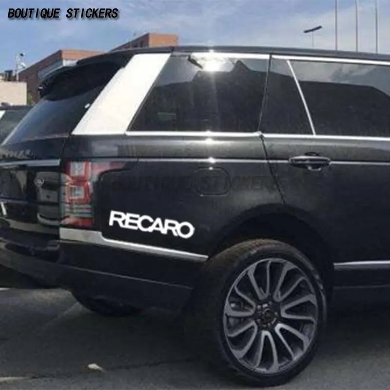 Adesivi Recaro Di Personalità Sedia Con Base In Vinile Nuovo Design Scratch Drift Truck Car Window Bumper Copertura Del Faro Decalcomanie Dello Specch