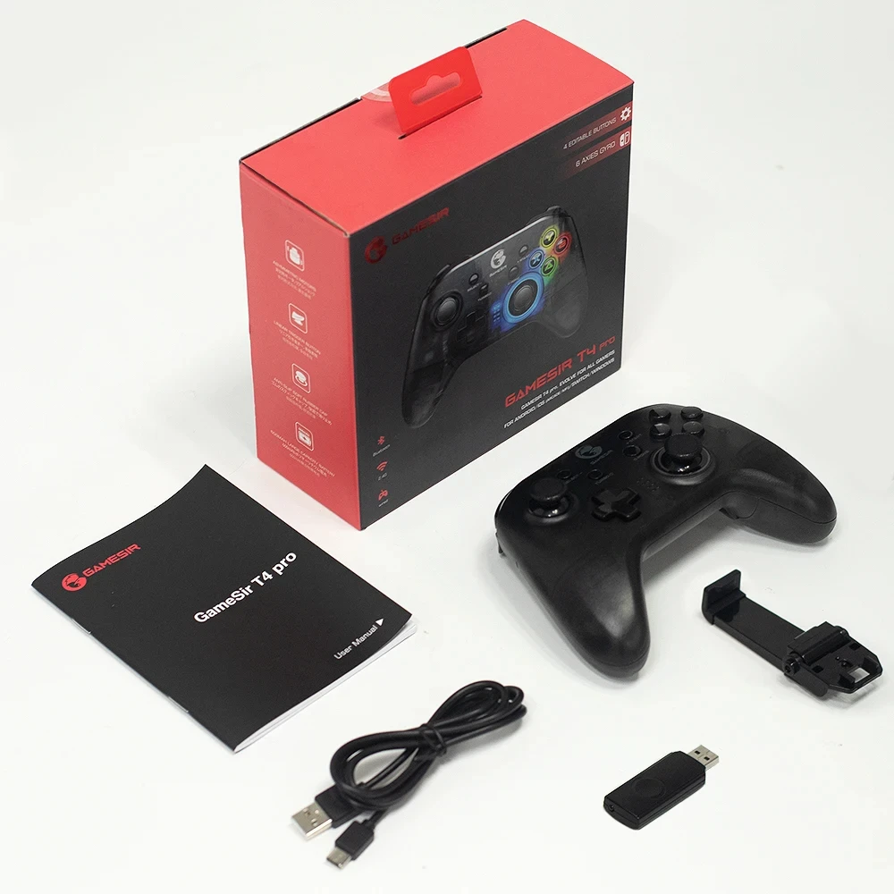GameSir T4 Pro   Ʈѷ, 2.4G   е, ٵ ġ,  ̵, MFi , ȵ̵  