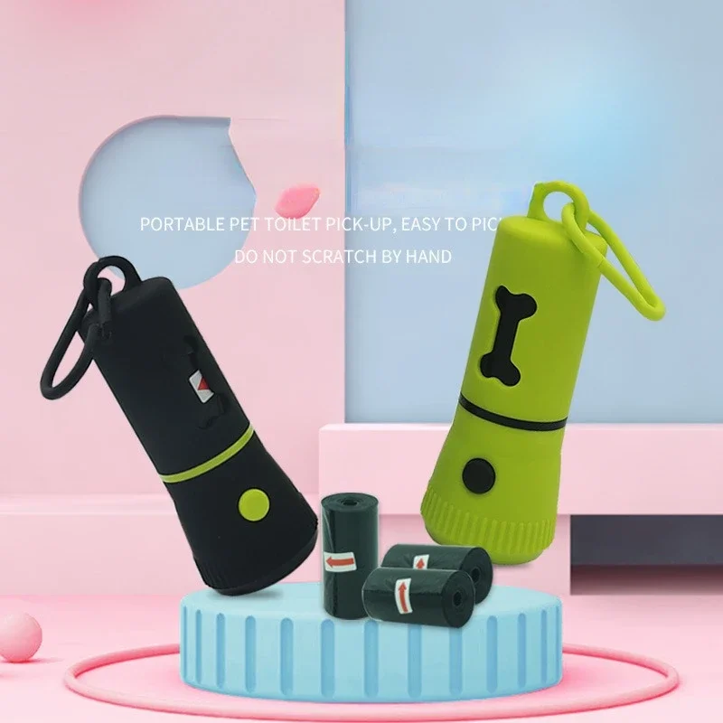 

Новинка, удобный практичный диспенсер для отходов домашних животных, Женский держатель для таблеток для собак, пластиковая переноска, товары для домашних животных