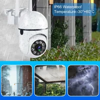 Caméra Wifi 8MP, caméra de surveillance IP sans fil, moniteur vidéo, vision nocturne, suivi des personnes, audio bidirectionnel, moniteur pour bébé intelligent pour la maison 5