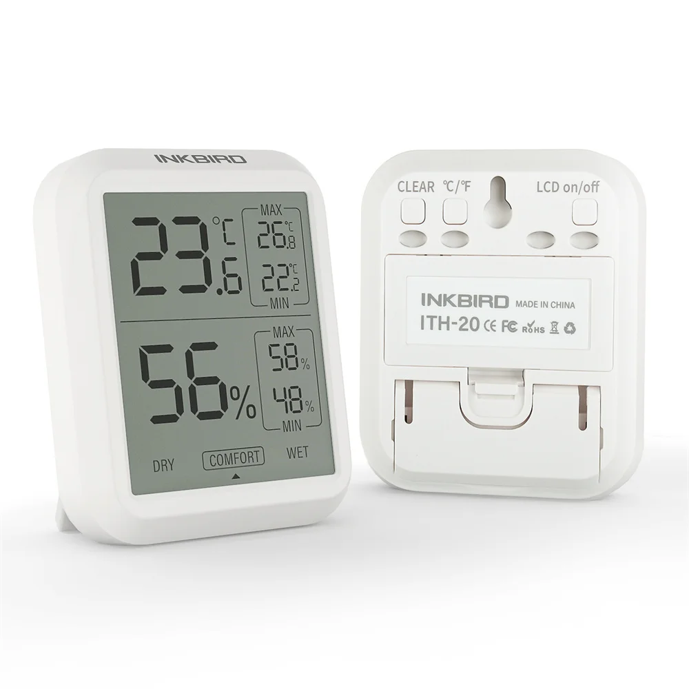 Digital Thermometer Hygrometer Min Max Temperature / Humidity