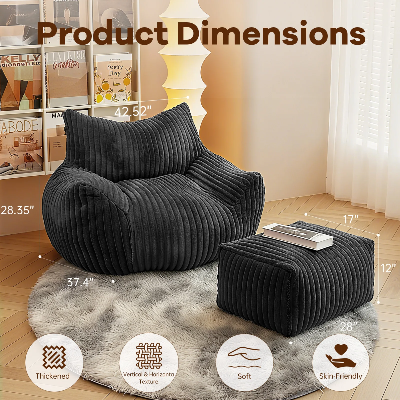 Adult Bean Bag Chair 6