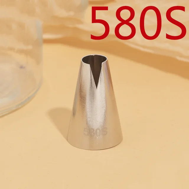 580 -As Évek# Cake Krém Fúvóka Virágszirom Jegesedés Csővezetékek Torta Cupcake Díszítő Tészta Szerszám Rozsdamentes Acél Desszert Dekoráció - Image 2