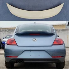TARFIC Aileron Arrière Aile De Becquet De Coffre Arrière De Voiture ABS Pour VW Pour Coccinelle 2013 À 2018 Jusqu'à L'année Becquet Arrière De Voiture Becquet De Toit (Couleur : Blanc
