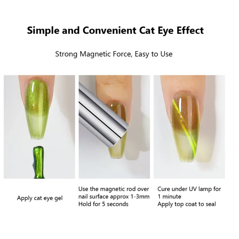 1PC double-head magnetic nail pen tool for cat eye gel polish