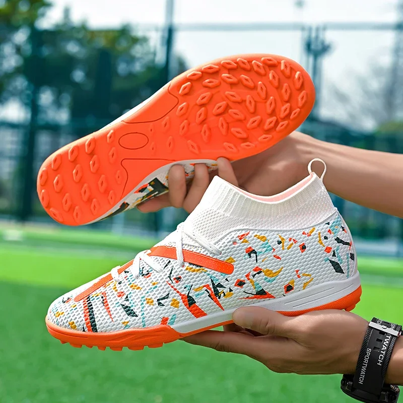Unisex Professional Outdoor Soccer Cleats - Breathable, Non-Slip Turf & Grass Football Shoes