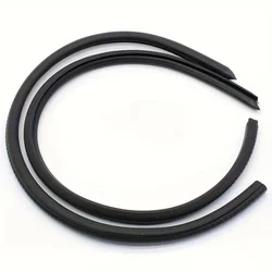 Enhanced Car Door B - Pillar Sealing Strips with Steel Bar - Soundproof Rubber Weatherstrip Pair (2PCS)