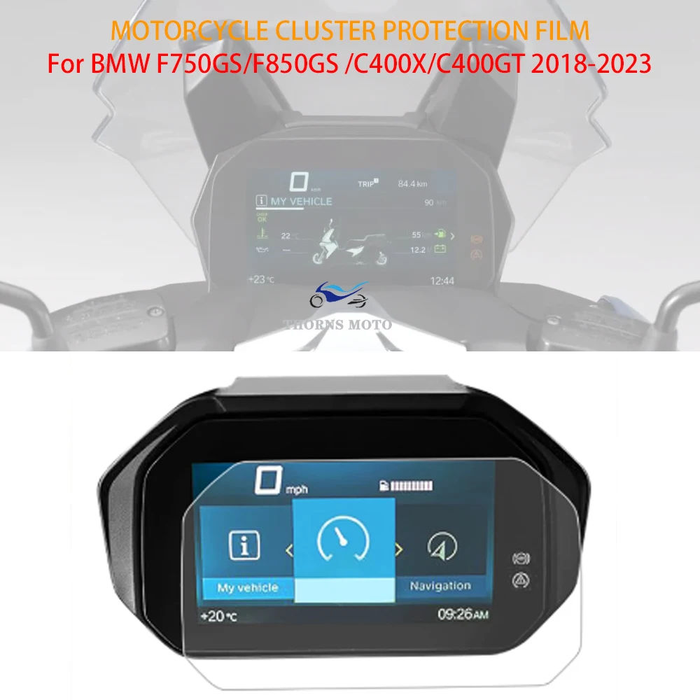 Instrument Protective Film Dashboard Screen Protection For BMW F750GS F850GS F750 F850 GS C400X C400GT C400 X GT 2018-2023
