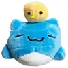 10cm Bugcat Capoo Plush pendants Anime Blue Cat Worm Cosplay Backpack decorative keychain children birthday present 2