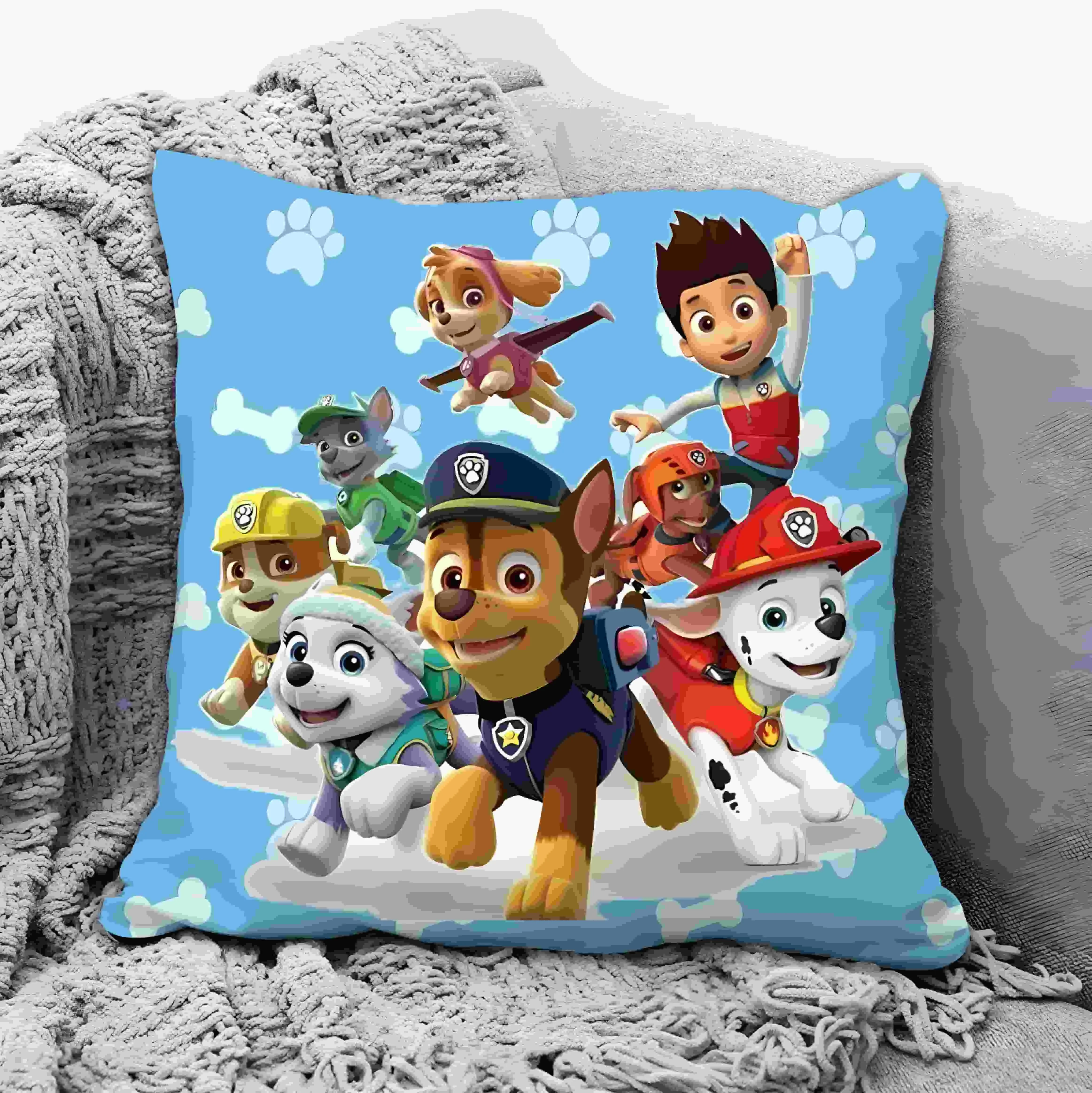 Cartoon Square Pillow Awaii Anime Soft Waist Sofa Cushion Printing Throw Pillow Throw Bedroom Pillows Cute dog