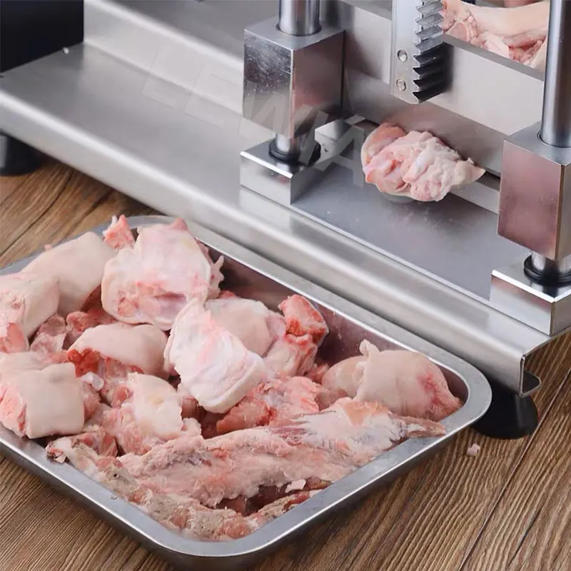 

Household Meat Slicer Manual Knife Bone Cutter Chicken and Fish Meat Sawing Machine Stainless Steel