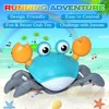 Interactive Crab Toy for Babies Creative Crawling Crab Escape Electronic Toys Animal Pet Runaway with Musical Child Gift 1