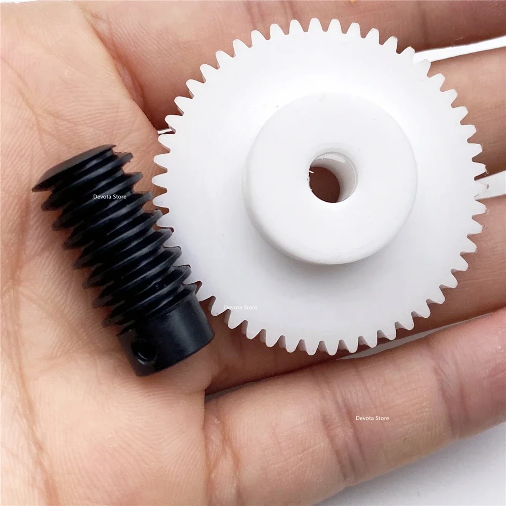 QUARKZMAN 10 Pièces Engrenages Plastique 9 Dents Module 0.5 Modèle 092AA Blanc