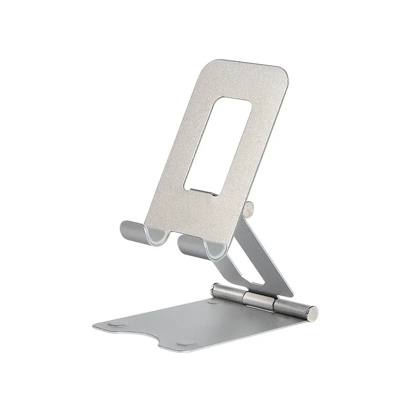 mobile phone stands for vehicle Metal Phone Holder Stand Adjustable Portable Foldable Alloy Tablet Stand for IPhone IPad Desk Desktop Support Bracket phone stand for car Holders & Stands