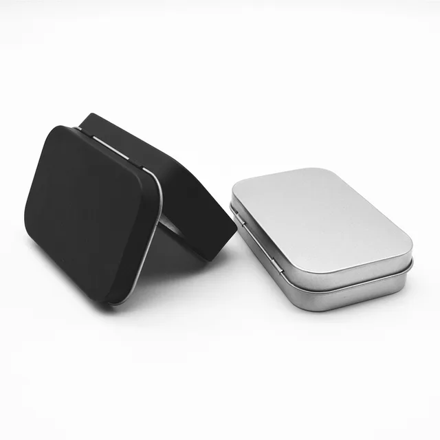 Cigaretta Tok Doboz Fekete Dohány Tároló Humidor Gördülő Papírdoboz Ékszer Cukorkás Érme Kulcsszervező Ón Flip Ajándékok Lezárt - Image 5