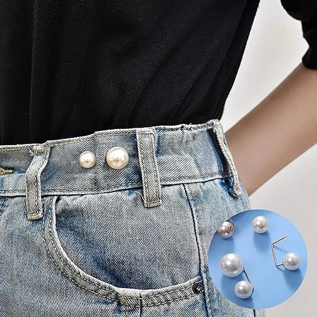 10 Spille Con Perle Per Abbigliamento - Donna, Decorative E Pratiche, Per Maglioni E Cardigan - Foto 5