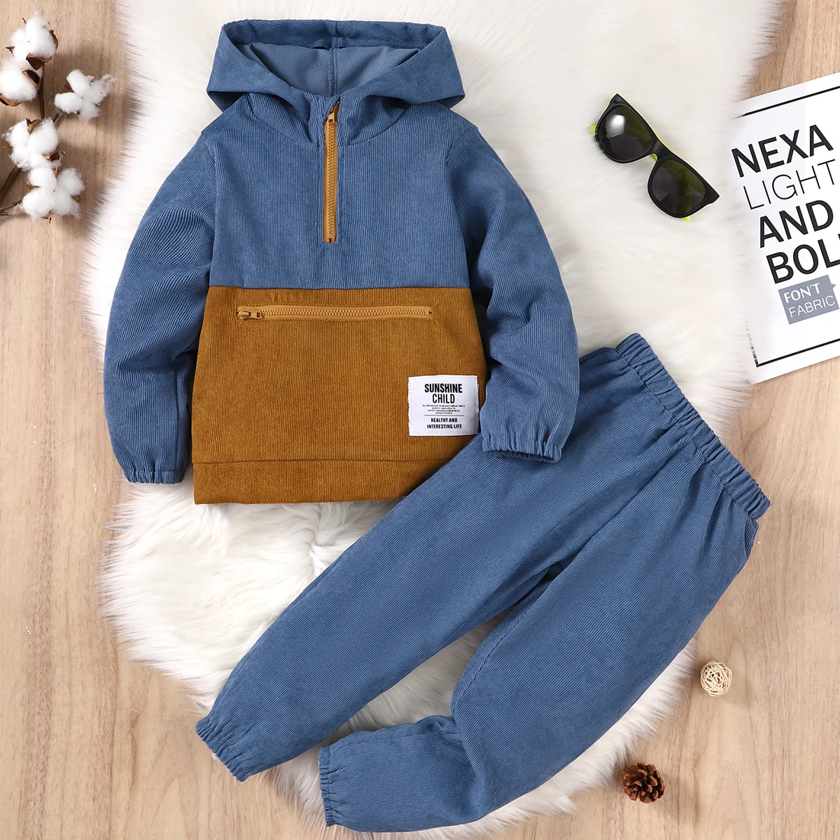 Boys Hooded Sports Suit 1