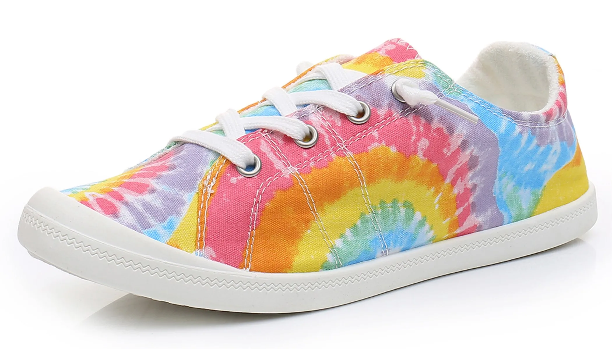 Cull4U Women Shoes Summer Flats Canvas Casual Lace-up Shoes for Women Round Toe  Leopard Cross-tied Women Shoes 2022