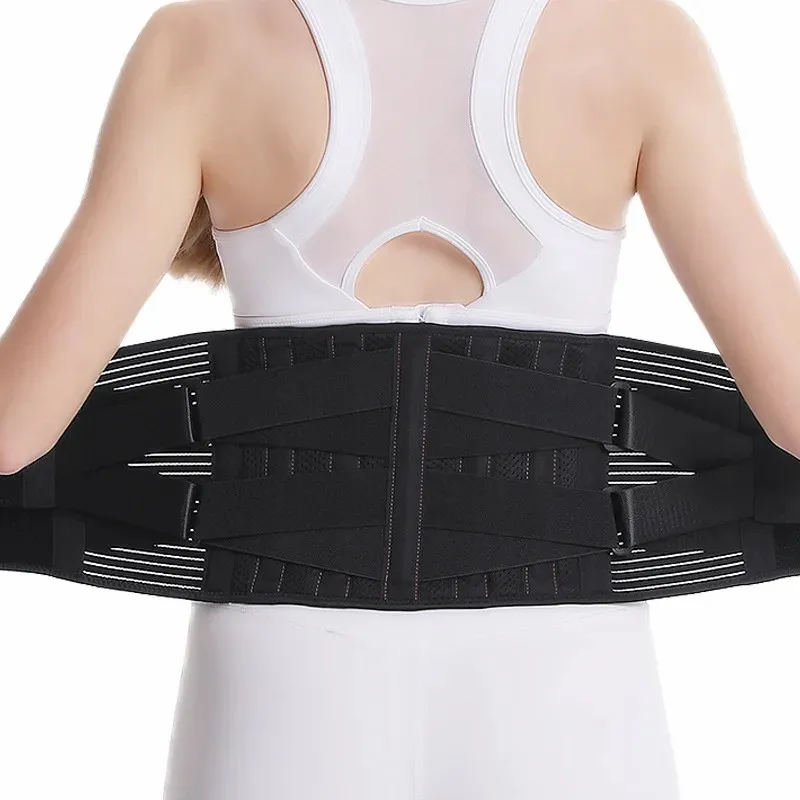Lumbar Support Belt Breathable Posture Corrector with Adjustable Support Belt to Relieve Pain of Intervertebral Disc Herniation lumbar disc herniation treatment device massage to correct lumbar pain support household curvature
