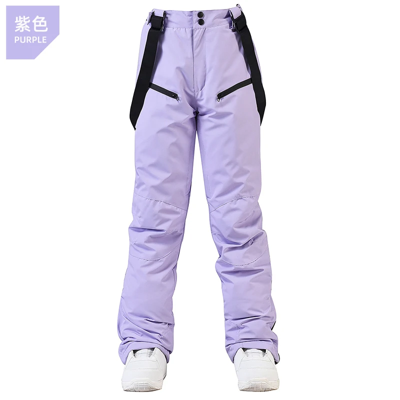 Large Size Ski Pants Men -30 Temperature High Quality Windproof Waterproof  Warm Snow Trousers Winter Women Ski Snowboard Pants