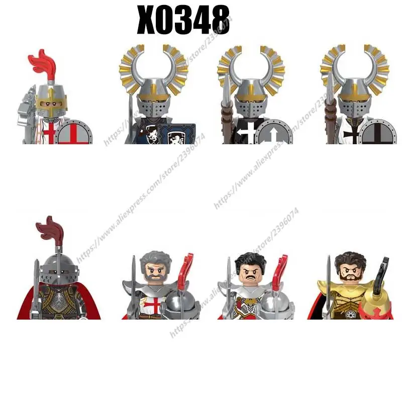 

Single Medieval Knight Building Blocks toys Series-104 X0348 XH1998 XH1999 XH2000 XH2001 XH2002 XH2003 XH2004 XH2005
