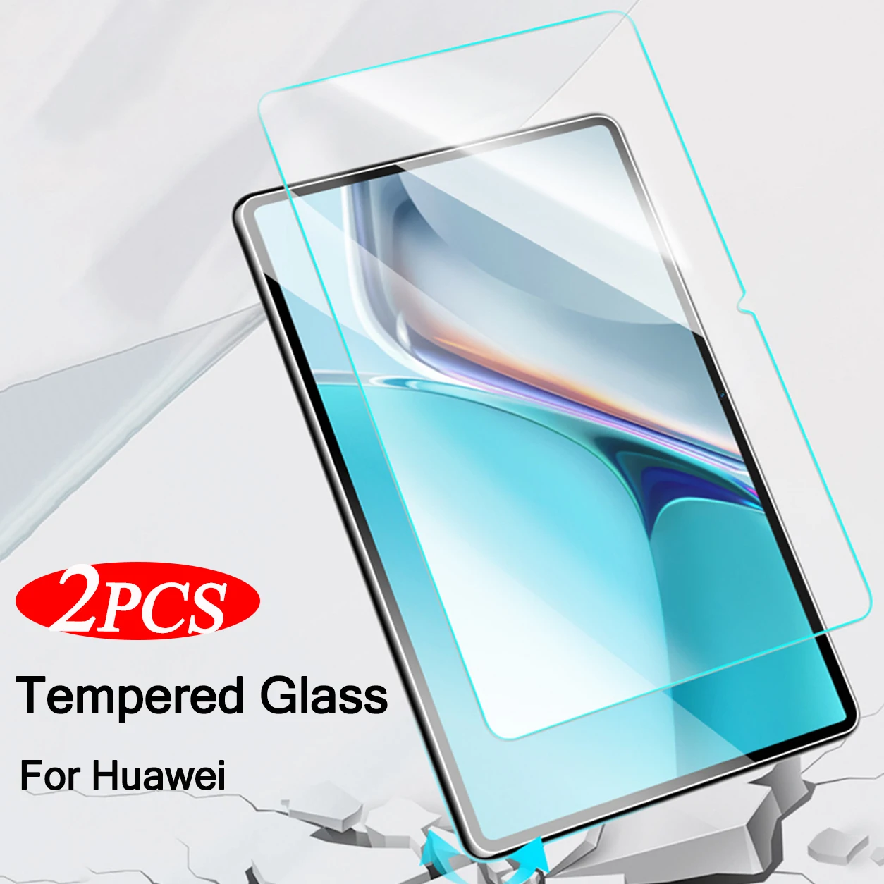 

Tempered Glass Film 9H Screen Protector For Huawei MediaPad M3 M5 Lite T3 T5 10.1 MatePad 10.4 T 10s T10s T8 Pro 10.8 11 2022