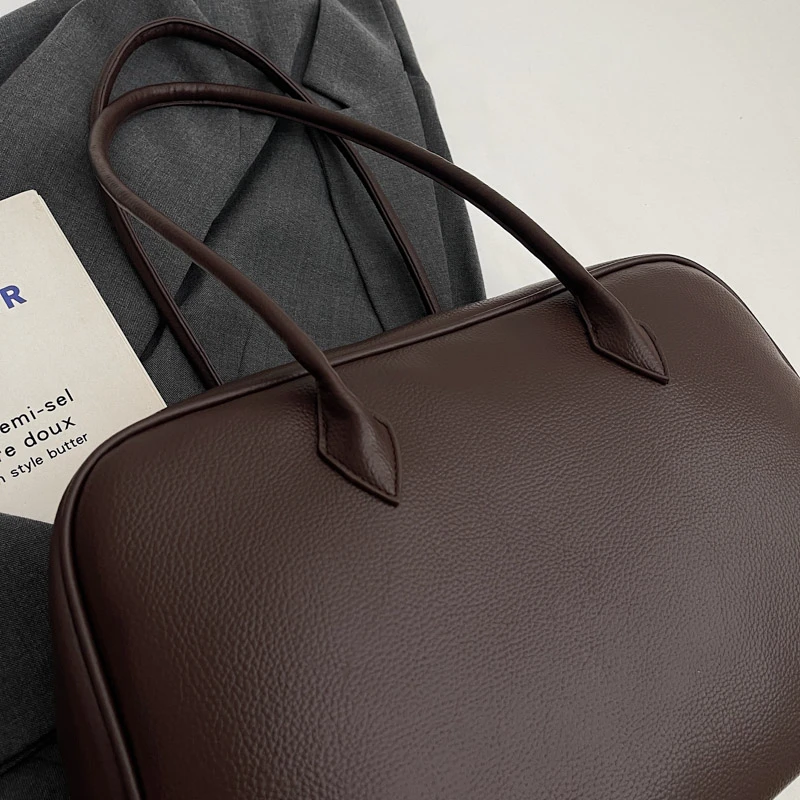 Umhängetaschen mit großer Kapazität, Business-Pendeltasche, 2025, hochwertige Taschen für Damen, Reißverschluss, Pu-Damenhandtaschen, Reisetasche – Detail 24