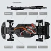 LD1899 1/18 rc drift car GTR R34 Metal Alloy Body Shell Full proportional control Remote Control Car in Gyroscope 6