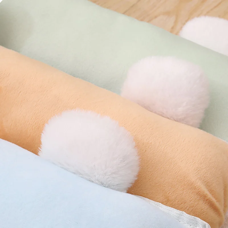 Summer Pet Cooling Mat Breathable Cat Sleeping Mat With Pillow Square Pet Bed For Cats Small Medium Dogs Cat Accessories_voghion.com