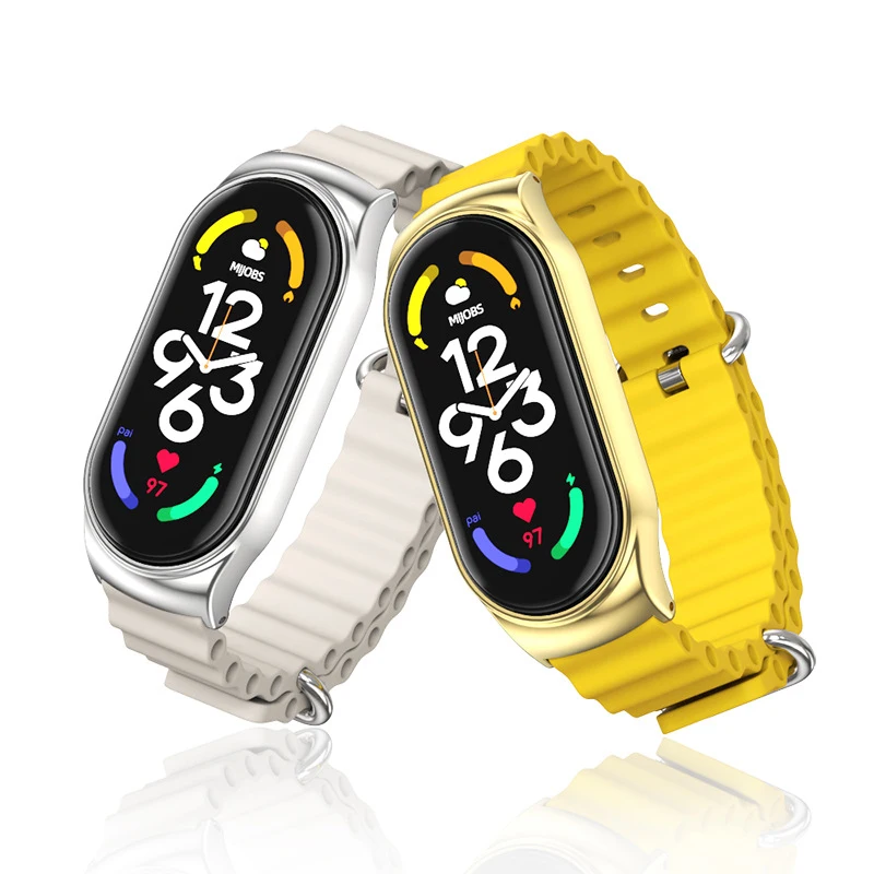 

Ремешок для Mi Band 3, силиконовый браслет для Mi Band 3 4 5 6 7, спортивный браслет