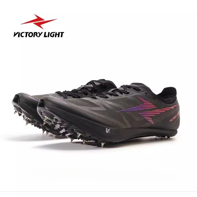 Victory Light Carbon Plate Sprint 6 Spikes Shoes Track and Field Mid Long  Running Long Jump Competition Sneakers - AliExpress