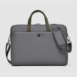 Universal Laptop Shoulder Bag and Briefcase - Sleek and Stylish Notebook Carrying Case for 13 to 17.3 Inch Laptops (GRAY)