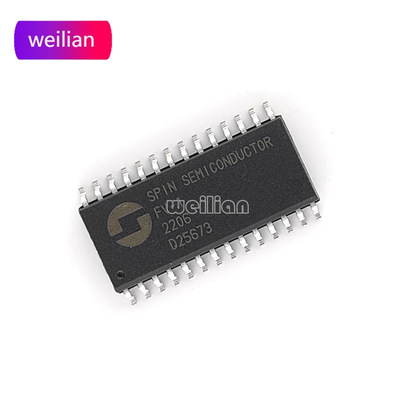 SPN1001-FV1 FV-1 SOP-28 SPIN 오디오 칩, Nwe 미세 재료 100%, 새로운 재고, 1-100 PCs