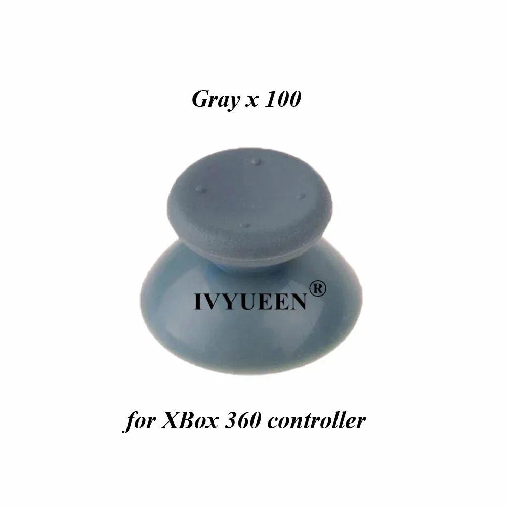 IVYUEEN 100 PCS Black Analog Stick Thumb Grip Covers