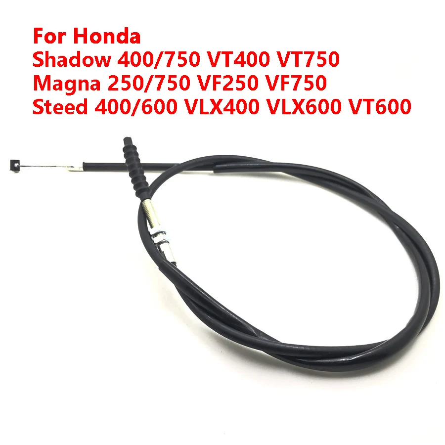 Yecnecty Motorcycle Clutch Lever Control Cable Wires Steel Lines For Honda Steed 400/600 VLX 400/600 Magna 250 750 VF750 VF 250