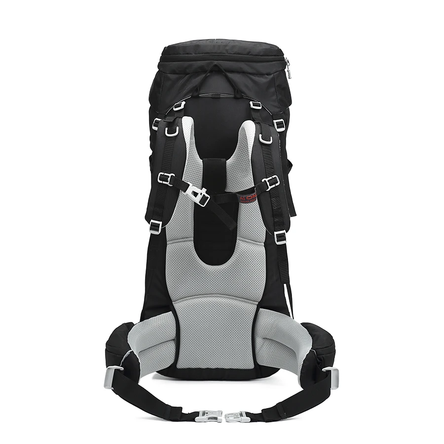 80L Travel Sports Hiking Bag Large Capacity Camping Backpack Bicycle Mochila Adjustable Molle Climbing Daypack with Rain Cover 4