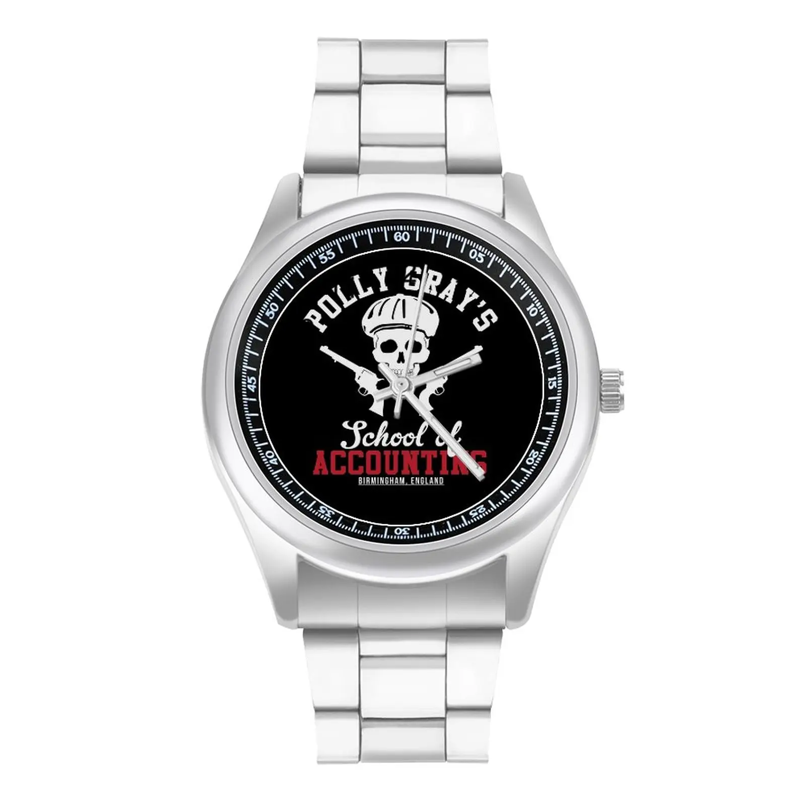 Peaky Blinders Polly Grays Quartz Watch Tv Series Silent Ladies Wrist Photo Steel Office Wideband Wristwatch |