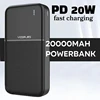 Suitable for Xiaomi Huawei Samsung External Battery PD20W 20000mAh Portable Power Bank USB TypeC 10000mAh Power Bank 2