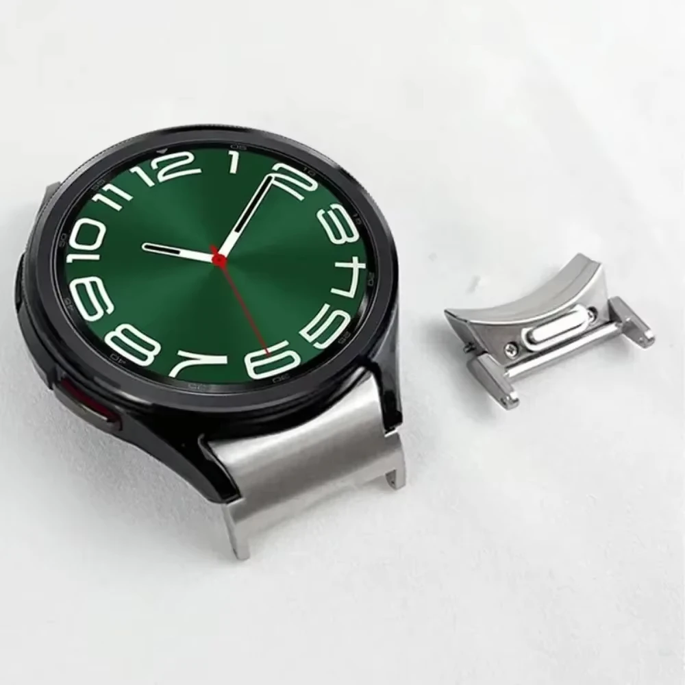 Stainless Steel No-Gap Watch Connector Adapter, 20mm/22mm Pair