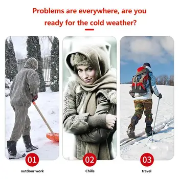 Winter Heated Underwear Waterproof Smart Heated Pants Men USB Heating Jacket Vest Fleece Thermal Long Johns For Outdoor Skiing 5