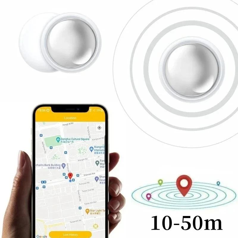 Mini GPS Tracker Device Smart Anti-Lost Reminder For Cars Pet Wallet Bluetooth Portable Finder Air Tag Tracking Locator
