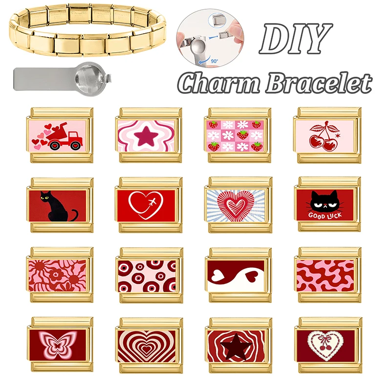 Tai Chi Stainless Steel Girls Bracelets DIY