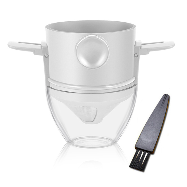 Filter Portable Stainless Steel Foldable Drip Coffee Tea Holder Easy Clean Reusable Paperless Pour Over Coffee Dripper