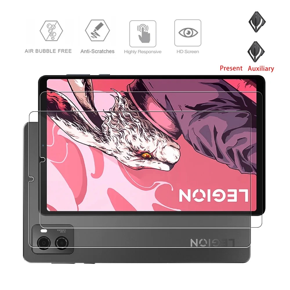 HD Scratch Proof Tempered Glass Screen Protector, 2-Pack,