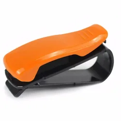 Car Glasses Holder - Multifunctional Storage Clip for Easy Access and Organization, Interior Accessory (ORANGE)