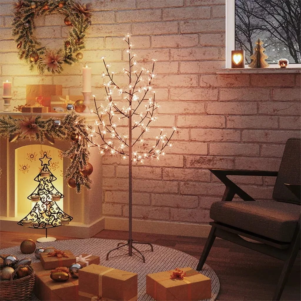 Led Tree Cherry Blossom 84 Led Bianco Caldo Cm
